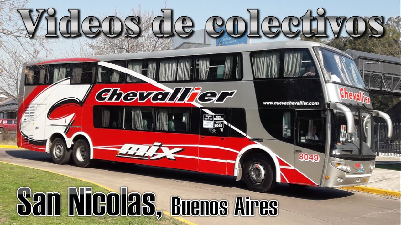 Videos de colectivos en San Nicolas - Interurbanos y larga distancia - Santirsa
