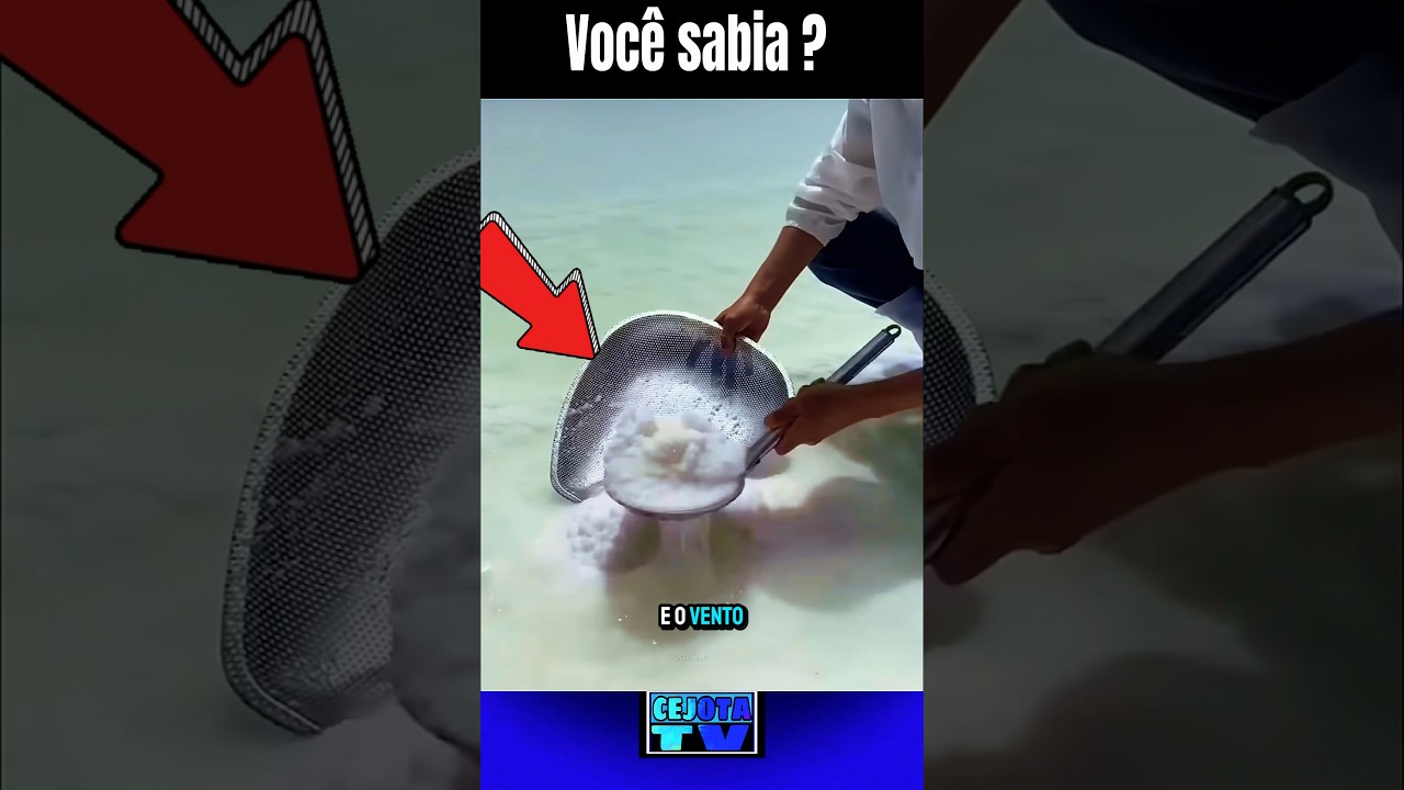COMO O SAL DO MAR É PRODUZIDO
