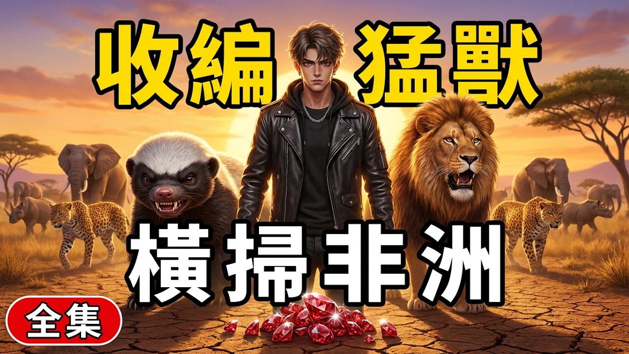 🔥【第一季】開拓非洲破農場,我靠聽懂獸語收編平頭哥與老獅王!大象幫挖百萬血鑽,猛獸大軍手撕武裝盜獵者!#短劇