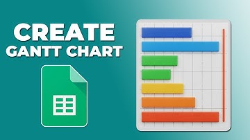 How to create a Gantt chart in google sheets software