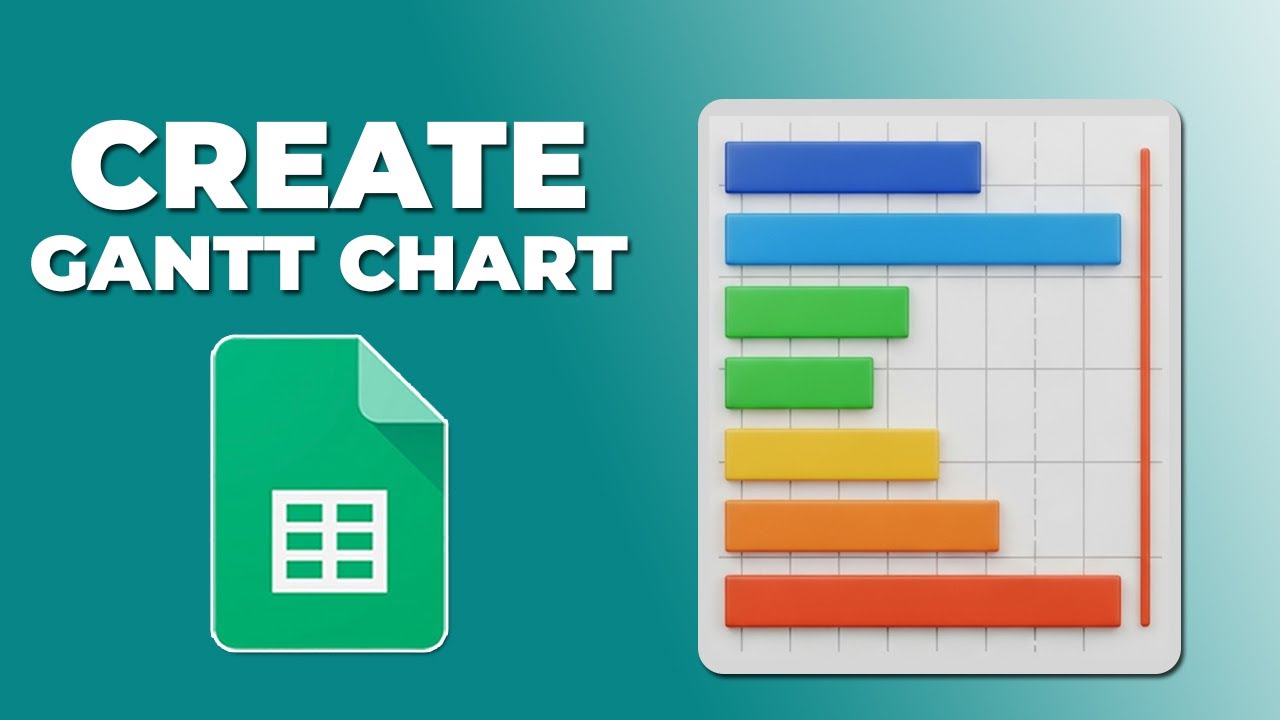 How to create a Gantt chart in google sheets software