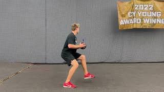 Small Med Ball Drill: How to Improve Pitching Mechanics & Velocity [P1 Lateral Shuffle Throw]