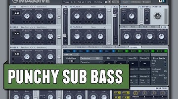 • Free | Punchy Sub Bass | NI Massive