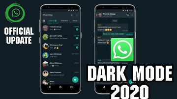 WhatsApp Dark Mode! How to enable on Android || 2020 Update||