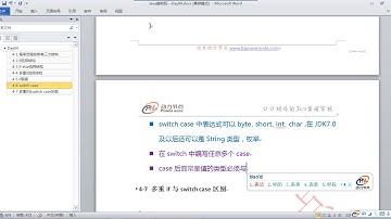 062 动力节点 Java基础301集 switch case