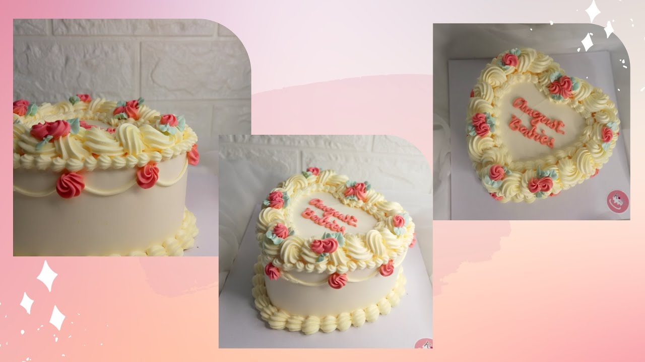 Cake Decorating Vintage Design Fast Forward YouTube