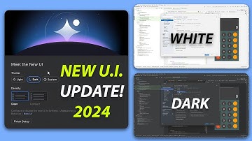How To Change The Theme And UI In Android Studio? New UI Update | Enable New U.I. In Android Studio