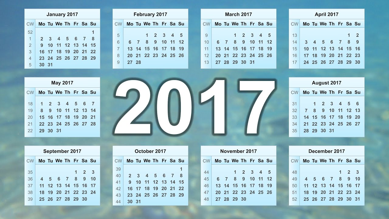 2017 Calendar