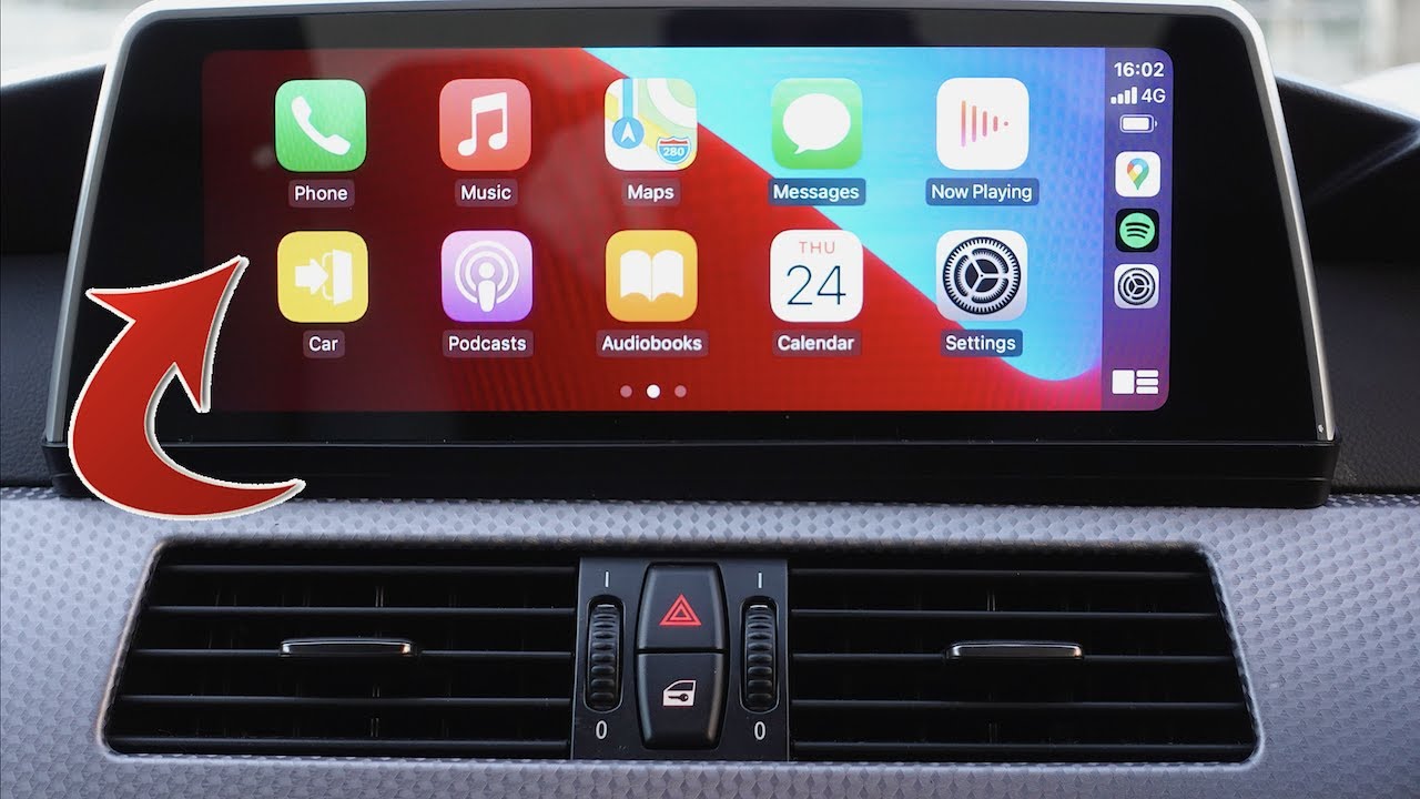 Apple CarPlay & ID4Motion Cluster Software Fitted To My BMW E60 - YouTube