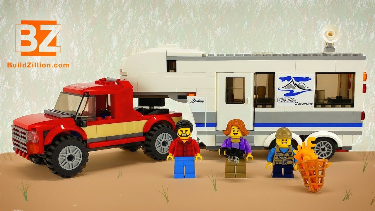 LEGO City Pickup and Caravan - 60182 - LEGO Speed Build Animation