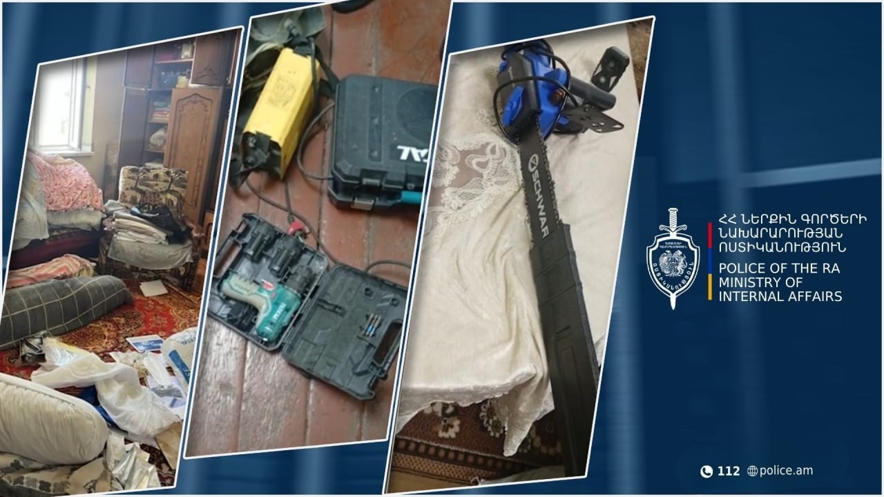 Կոտայքի քրեական ոստիկանները բացահայտել են բնակարանային գողություն կատարելու 22 դեպք