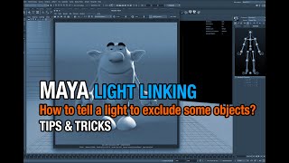Light Linking - Exclude Objects (Maya Tutorial)