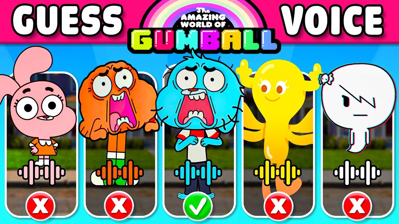 The Amazing World of Gumball Quiz 🎤🧠 Guess the Voice, Odd Emoji & Character!