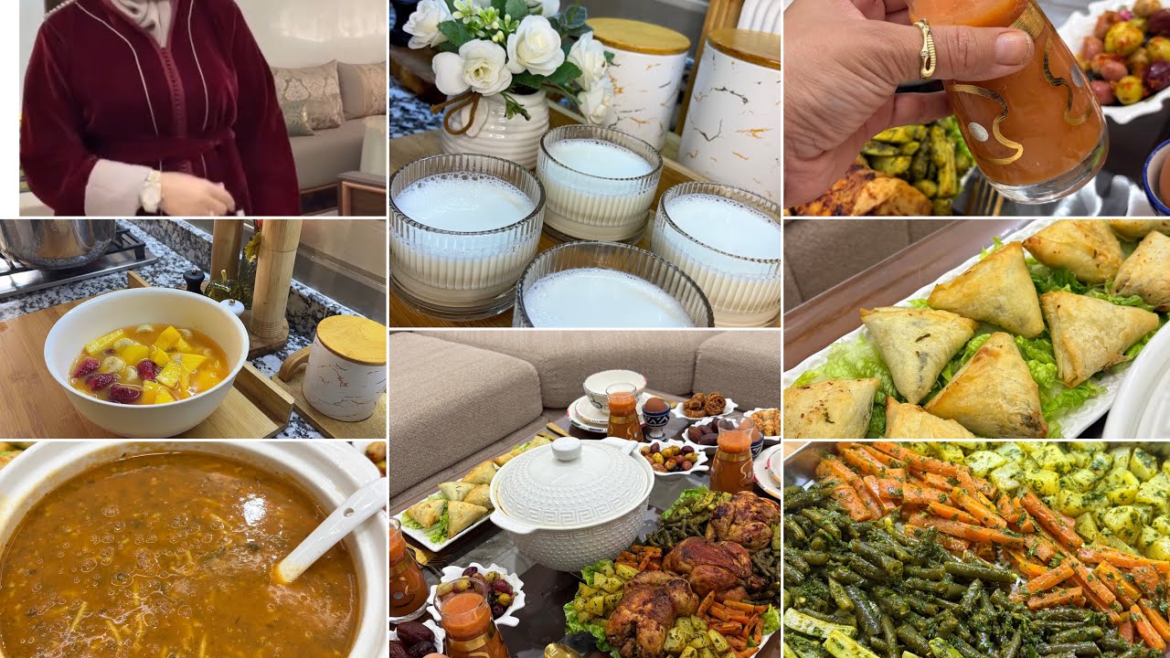 روتين رمضاني🌙طبيلة رمضان من لفطور حتى لسحور صفات متنوعة تهنيكم من التفكير والوقوف بزاف فالكوزينة🥰