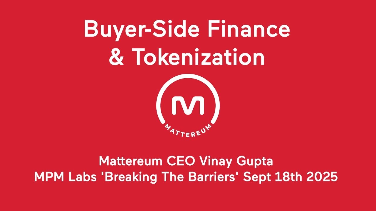 Buyer-Side Finance & Tokenization