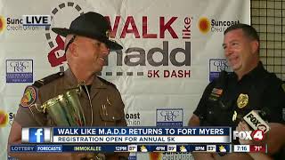 Law enforcement gets ready for 'Walk Like MADD' 5k