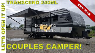 OPENING A 2021 GRAND DESIGN TRANSCEND XPLOR 240ML