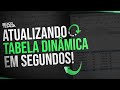 Como atualizar uma tabela dinâmica usando a macro!
