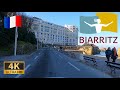 DRIVING BIARRITZ, Nouvelle-Aquitaine, FRANCE, Scenic drive I 4K 60fps