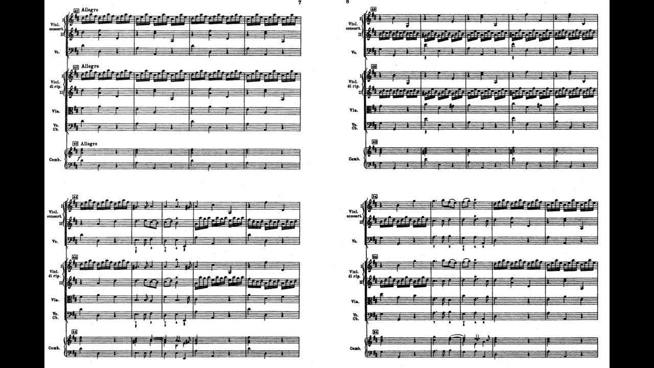 Corelli Concerto Grosso Op.6 No.1 6-1 D major 柯賴里柯雷里大協奏曲