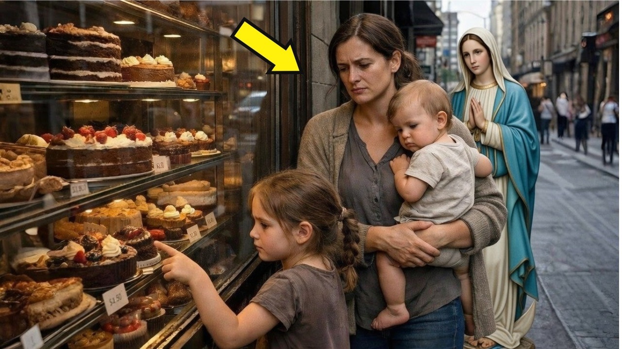 VIRGEM MARIA SALVA MÃE DESESPERADA QUE CHORAVA DE FOME COM OS FILHOS