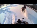 Экстремальное обучение зимой на мотоцикле!