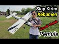 🔴 MAIDEN FLIGHT RC TRAINER TERBANG PERDANA PESAWAT RC UNTUK PEMULA ORDERAN DARI KEBUMEN ❗