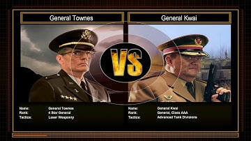 Shockwave v1.201 Brutal Challenge: Laser General vs Tank General #2