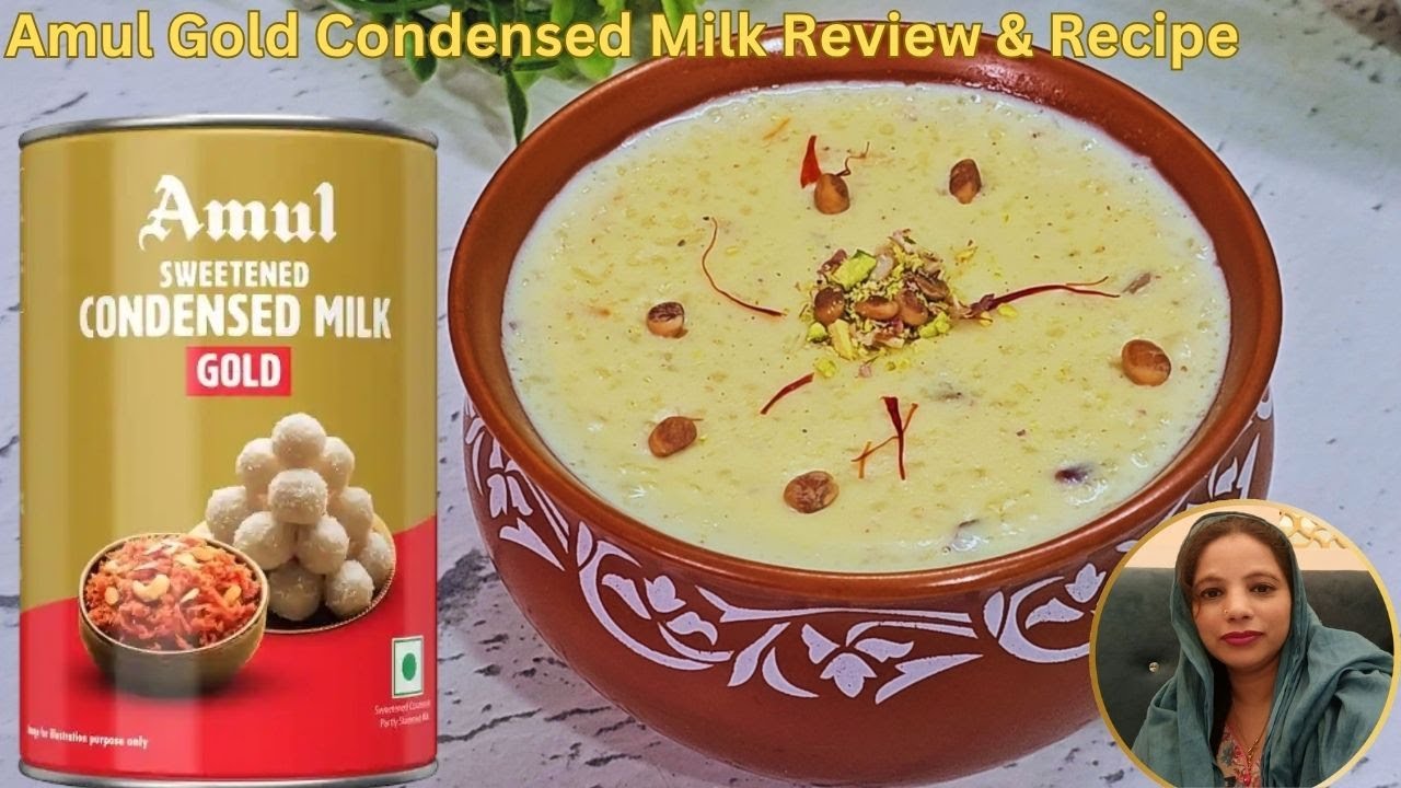 Amul Sweetened Condensed Milk Gold Mix Kheer Recipe | Amul Gold Condensed Milk Recipe | Amul Gold