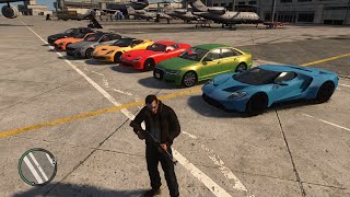 GTA 4 2020 Realistic Car Pack Gameplay ► Natural Realistic Graphics [4K Footage]