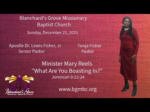 BGMBC-What Are You Boasting In?