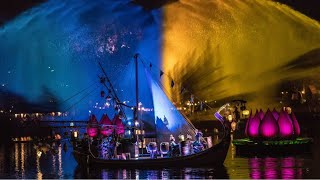 Laser show on water | Rivers of light show at Disney's Animal Kingdom | Disney world | Florida