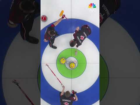 Canada's men begin their #MilanoCortina2026 Olympic curling campaign with a 7-6 victory!
