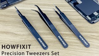 Howfixit Precision Tweezers Set