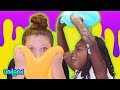 Trying to Make DIY Mega Fluffy Slime | Messy Giant Super Fluffy Slime Monster |  UniLand Kids