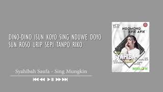 KARAOKE: Sing Mungkin - Syahiba Saufa (Official Audio)