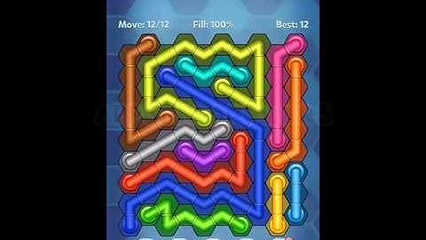 Pipe Lines: Hexa - Size 10 Mania Level 141-150 Solution