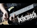 Behemoth - At the Left Hand Ov God (with solo) [Guitar cover]