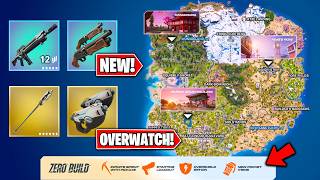 The NEW GIANT FORTNITE Update! (6th Inv Slot, No Fall DMG, Overwatch & MORE)