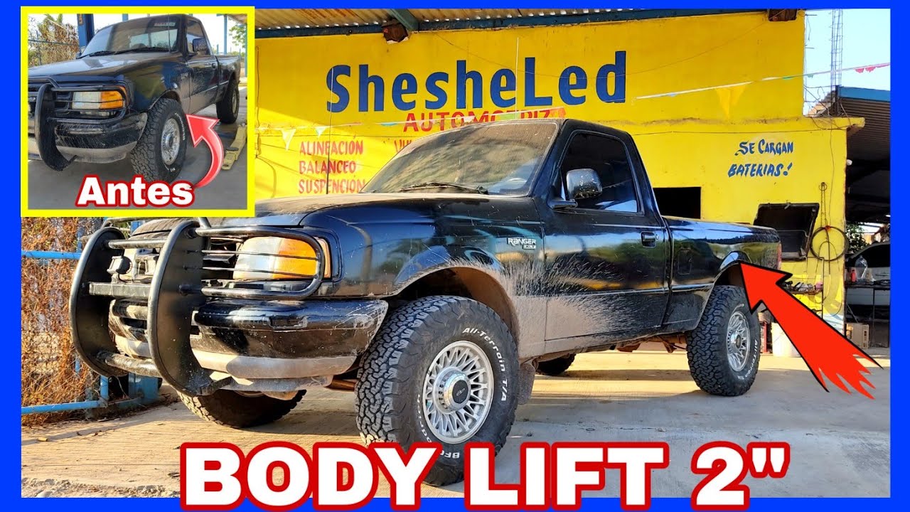 BODY LIFT RANGER 2" || COMO SE LEVANTA LA CARROCERÍA || SHESHELED