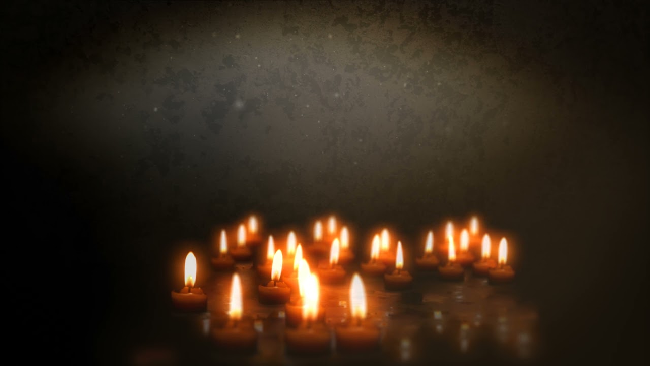 Candle loop Background Full HD | Candle Light Motion Background Package | Funeral Motion Background