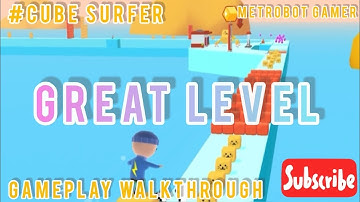 Cube Surfer - All level #153 Android, iOS Gameplay Walkthrough #shorts