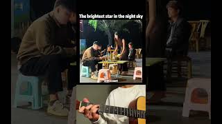 The brightest star in the night sky#funny  #trending#Music #Guitar Wiscount