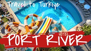 Hotel Port River & Spa Türkiye Turcja Titreyengöl dron 4K
