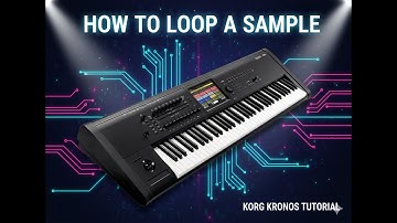 How to set a loop for a sample on korg kronos 3 in 90 seconds