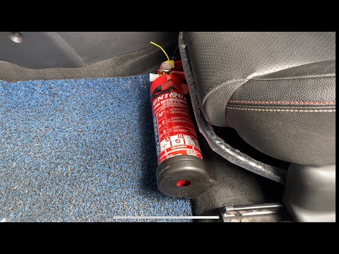 Fire Extinguisher Bracket Installation