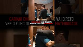 CARIANI chega de VIAGEM e vai direto pra MATERNIDADE ver o filho do BALESTRIN! #renatocariani