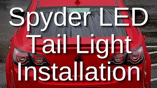 Spyder LED Tail Light Installation | Chevy SS Holden Commodore SSV Redline
