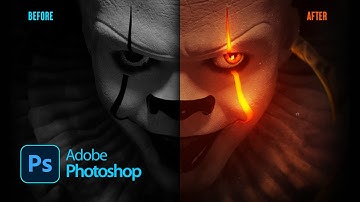Glowing Pennywise Using Photoshop!