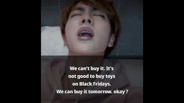 BTS reaction when you ask them to buy you BT21 stuff toys on a black friday || them as husband/bf